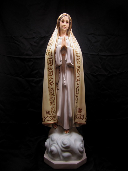 LADY FATIMA STATUE Large Size Painted Outdor indoor Fatima Statues for sale 