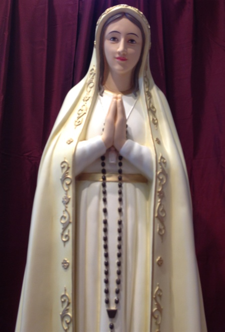 Lady Fatima Statue Religious Fatima Statuary Italy made FAtima Statues