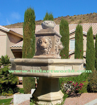 marble Fountain available Statue lion Fountain