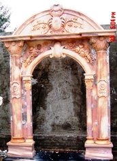 Hand Carved Collimns  Doors, Marble Hand Carved Windows.