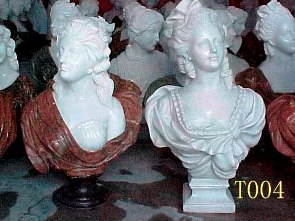 Marble Bust Statuary, Marble Busts, Antique Statues.