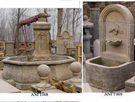 Antiques stone art carving old Europe style wall fountains and Statuary carving