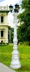 Baroque statue decor columns street lamps Statuary, Classical Greek Statuary, Roman Statuary