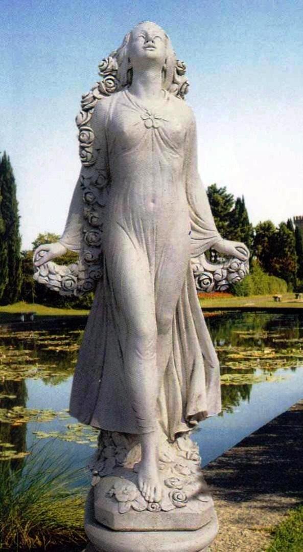 Flora Statue Italian maden Statues Garden Sculpture base for sale  