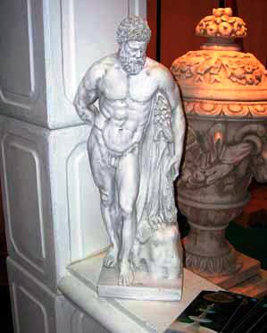 HERCULES STATUE -STATUARY OF Hercules home garden art Hercule  Sculptured Italian art