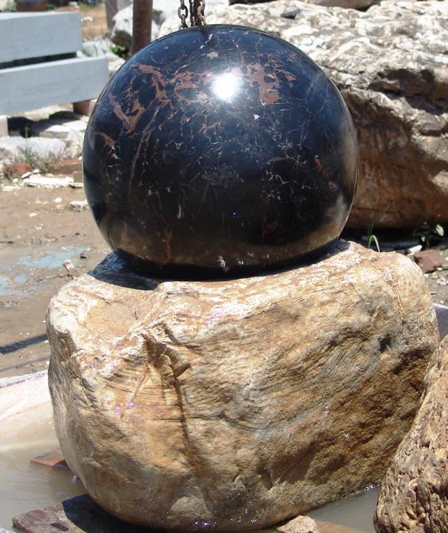 Granite Floating Ball Fountain, Granite Sphere Ball fountains , Spining