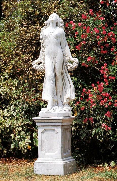 Garden Statue Venus Greece w pedestal Goddess of Flowers Statue Aphrodite