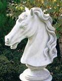 horse bust statue GArden Horse Statues bust 
