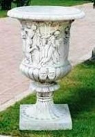 Primavera Italian vase sculpted pottery vase 
