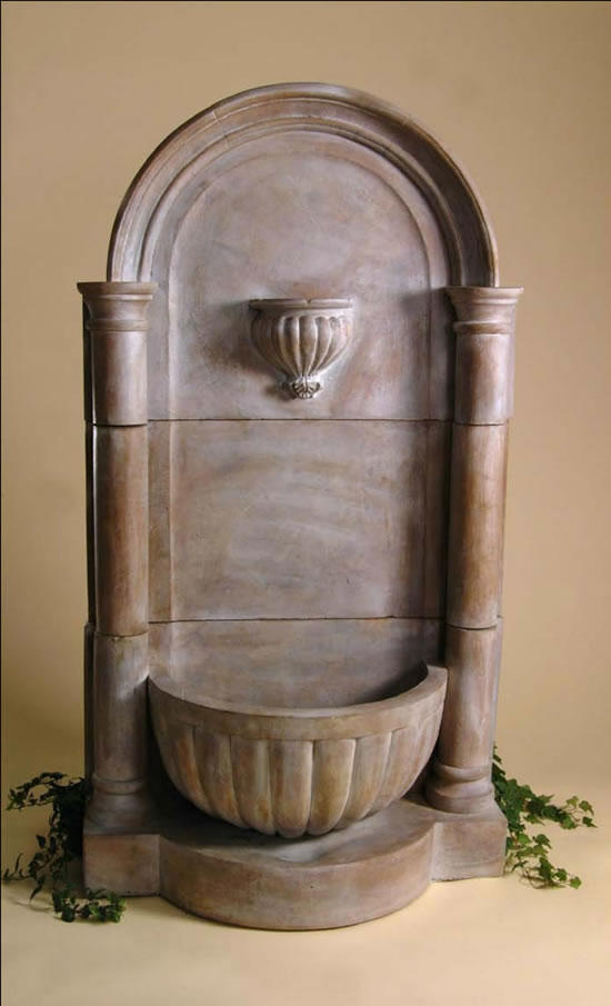 Classic Wall Fountain Cast Stone Fountain for outdoor and walls 