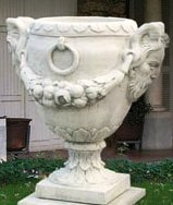 Garlent vase Vello Cast marble Italy 