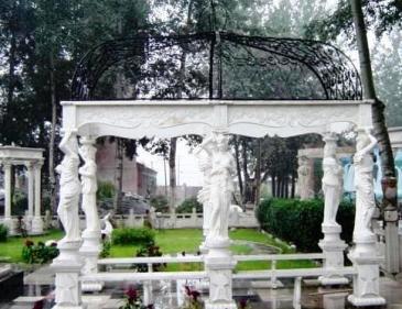 marble gazebo Italian Statue Gazebo marble Column Gazebos 