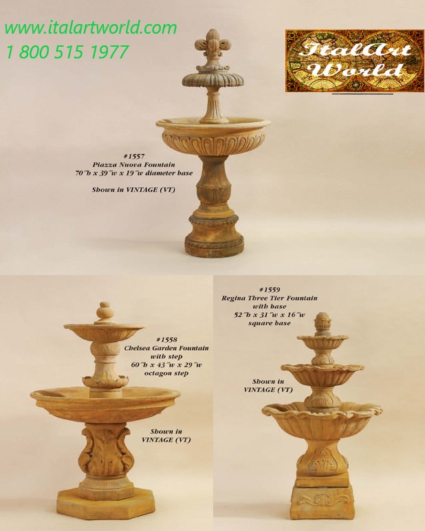 Fountains Italian Cast fountain Water Outdoor fountain 