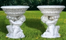 kids statue planter Italian Planter set 