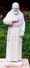 Small Padre Pio Statue -Made in Italy Pio Statue