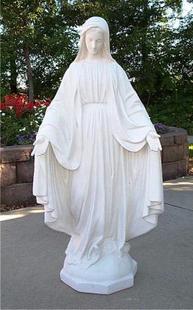 Small religious statue of madonna Mary statues sacred Our Lade Grace Statue 