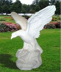 marble eagle statue garden Marble Eagle outdoor 