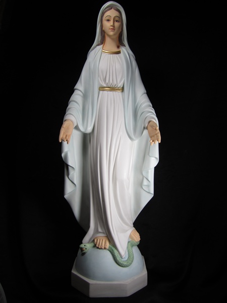 Catholic Statues, Catholic figure- Our Lady of Grace. Our Lady of Grace figures, Our lady of grace statues indoor. Our lady of grace marble outdoor-Virgin Mary-vittoria collection