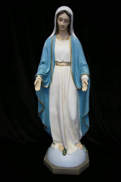 Catholic Statues, Catholic figure- Our Lady of Grace. Our Lady of Grace figures, Our lady of grace statues indoor. Our lady of grace marble outdoor-Virgin Mary-vittoria collection