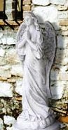 Winged Statue of An Angel Marble Statue Angel Outdoor statue wings