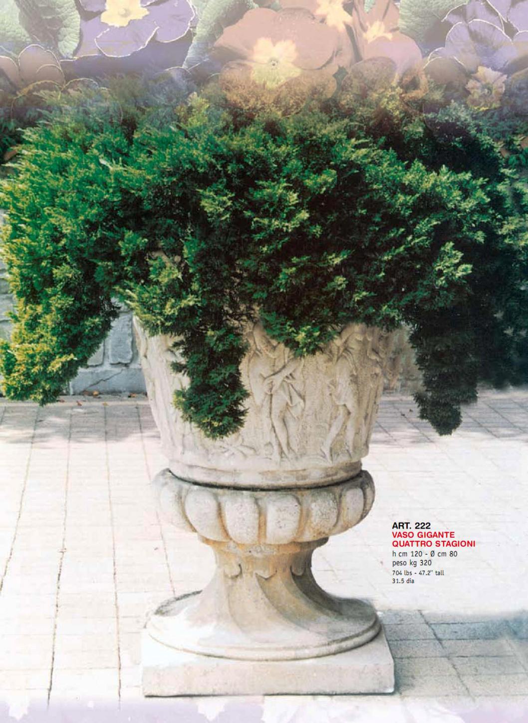 $ seasons Planter Italian Large Planter outdoors 