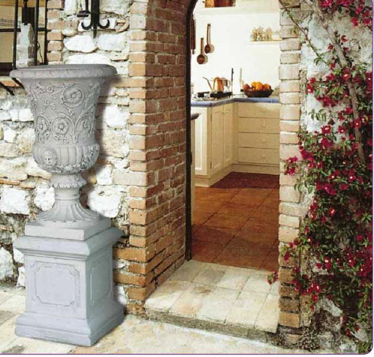 marble pottery carrara biancospino  marbles art vase 