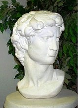 Michelangelos David Bust head, Bust  torso 